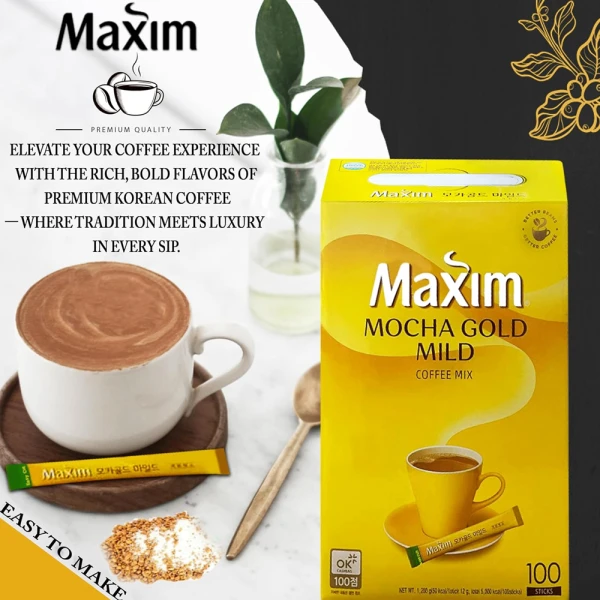 Maxim Mocha Gold Mild Coffee Mix (100T)