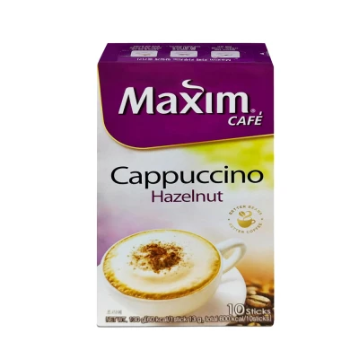 Maxim Cafe Cappuccino Hazelnut Coffee Mix 10T