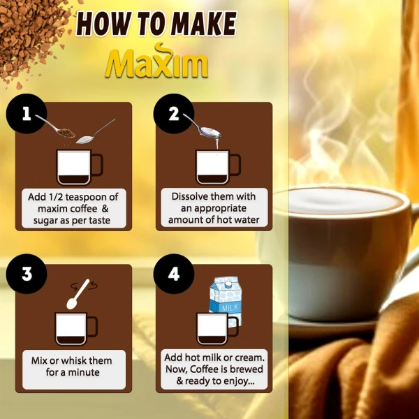 Maxim Coffee Mocha Gold 100g Bottle