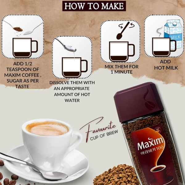 Maxim Coffee Arabica 100g Bottle