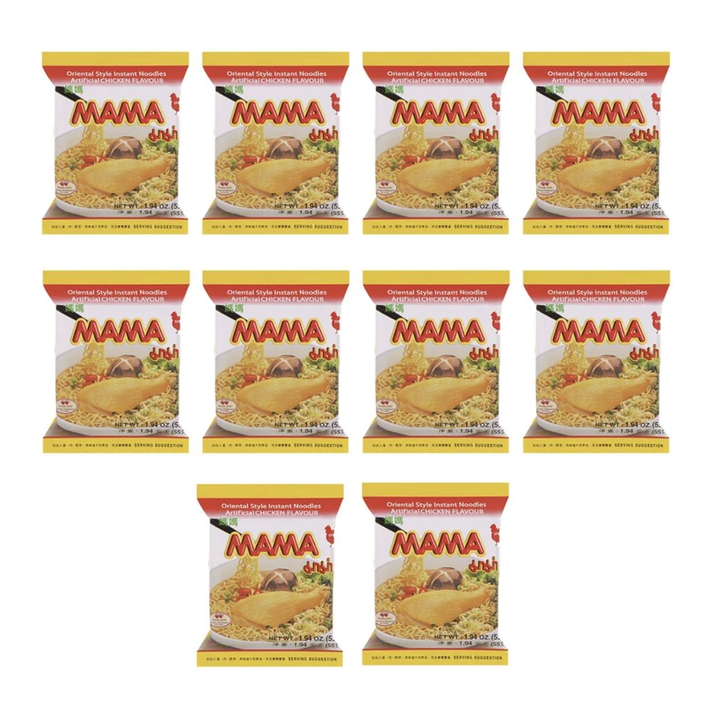 Mama Instant Noodle - Chicken 55g (Pack of 10)