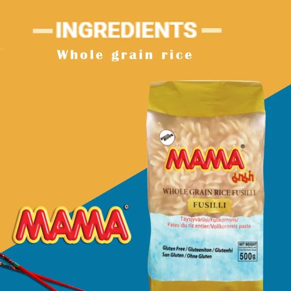 Wholegrain Rice Fusilli Pasta 500g