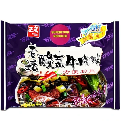 Pickled Vegetable Instant Potato Noodles 93g
