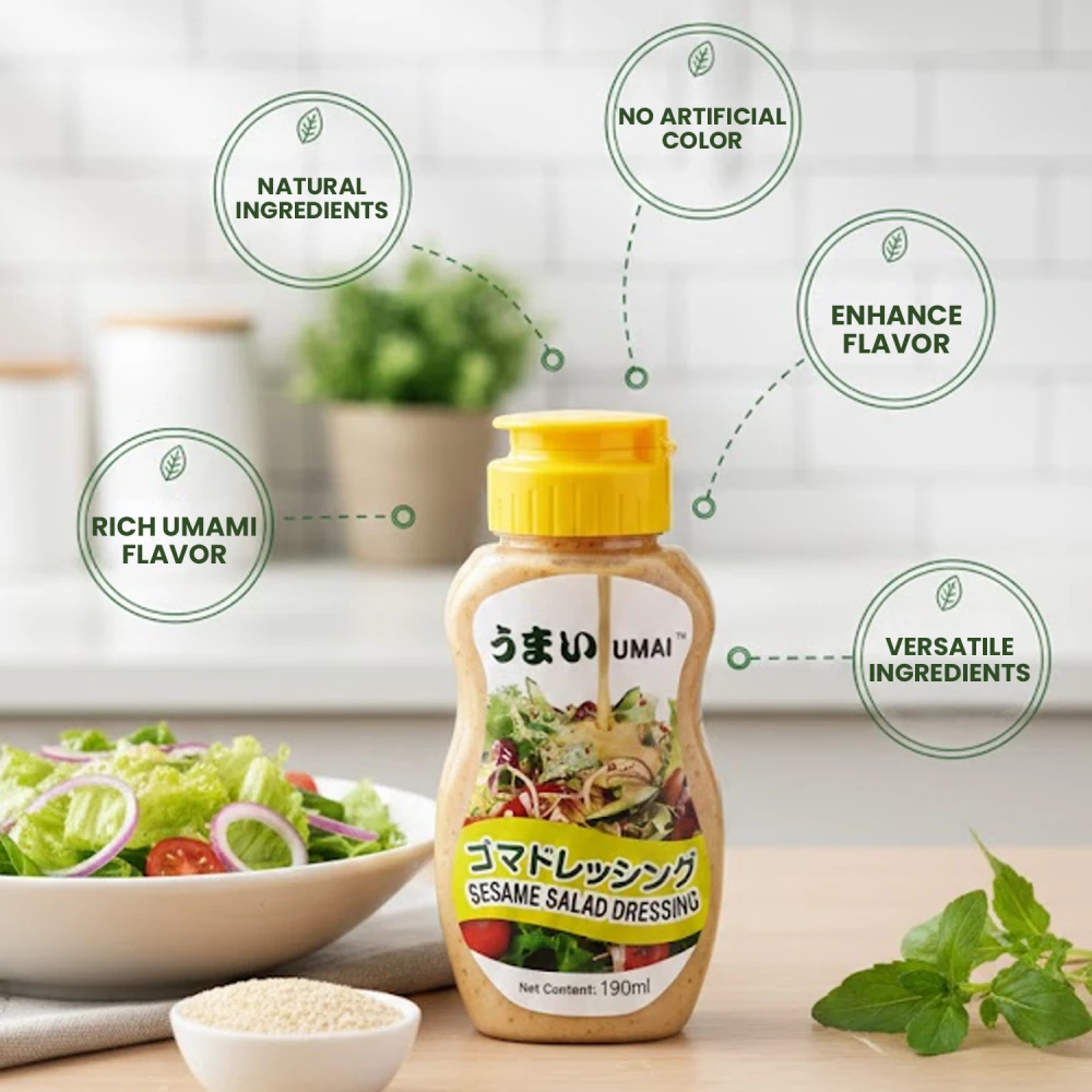 UMAI Sesame Salad Dressing 190ml