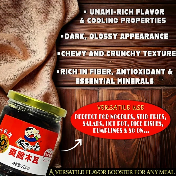 Umai Crisp Black Fungis Pickle 280g