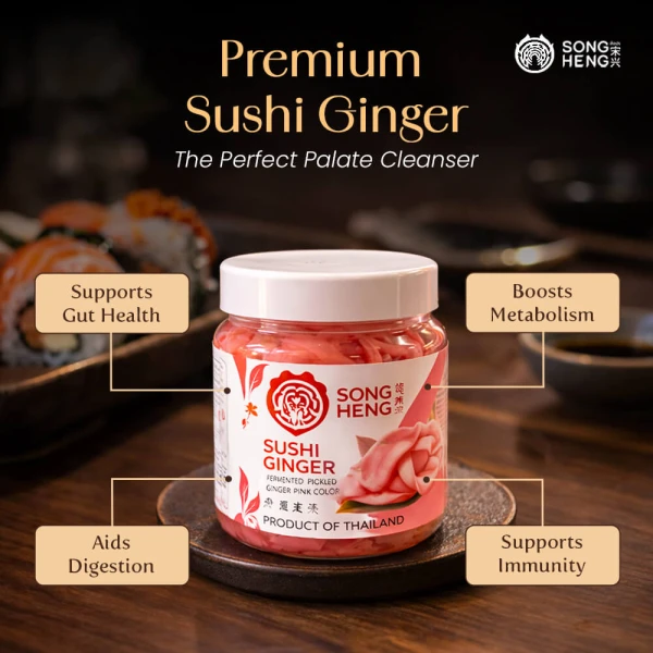 Songheng Sushi Ginger(Pink) 200g