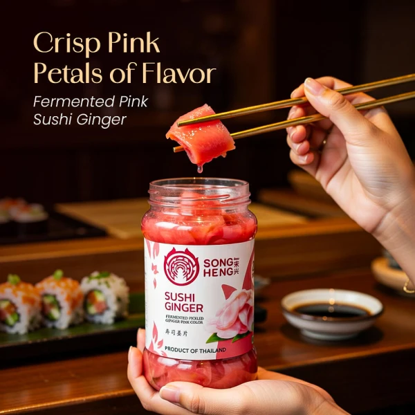 Songheng Sushi Ginger (Pink) 420g