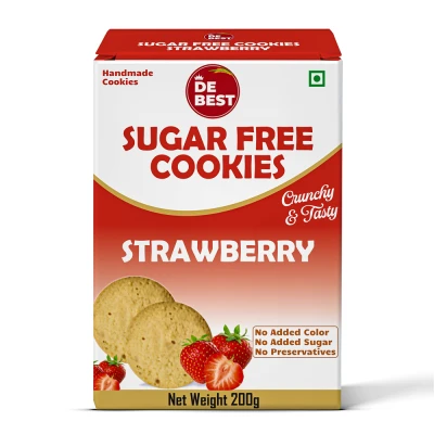 De Best Sugar Free Strawberry Cookies 200g