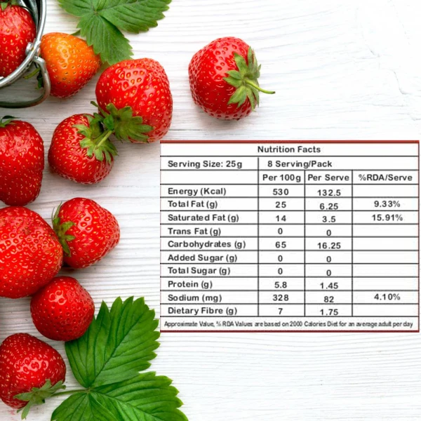 Sugar Free Strawberry Cookies 200g
