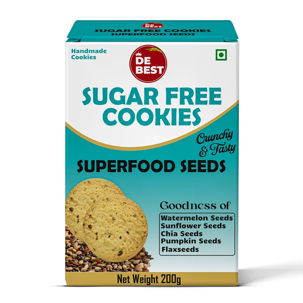 De Best Sugar Free SuperFood Seeds Cookies 200g