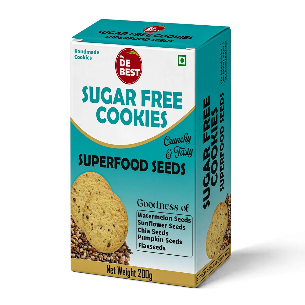 De Best Sugar Free SuperFood Seeds Cookies 200g