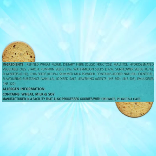 Sugar Free SuperFood Seeds Cookies 200g