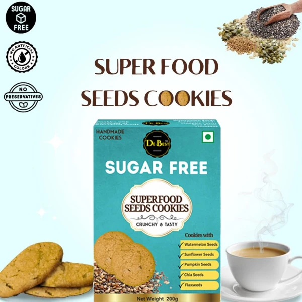 Sugar Free SuperFood Seeds Cookies 200g