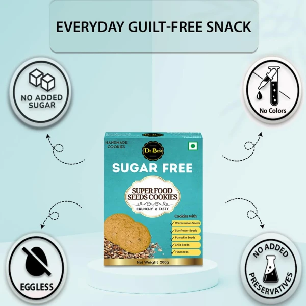 Sugar Free SuperFood Seeds Cookies 200g