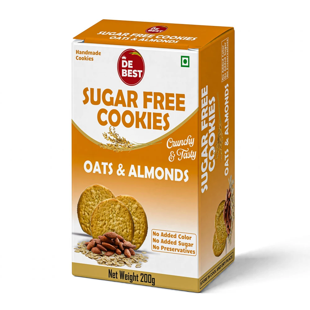 De Best Sugar Free Oats & Almonds Cookies 200g