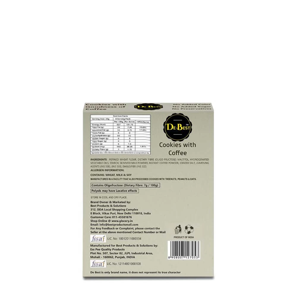 Sugar Free Coffee Cookies 200g