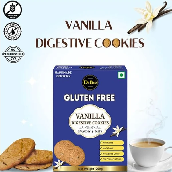 Suger Free Vanilla Digestive Cookies 200g