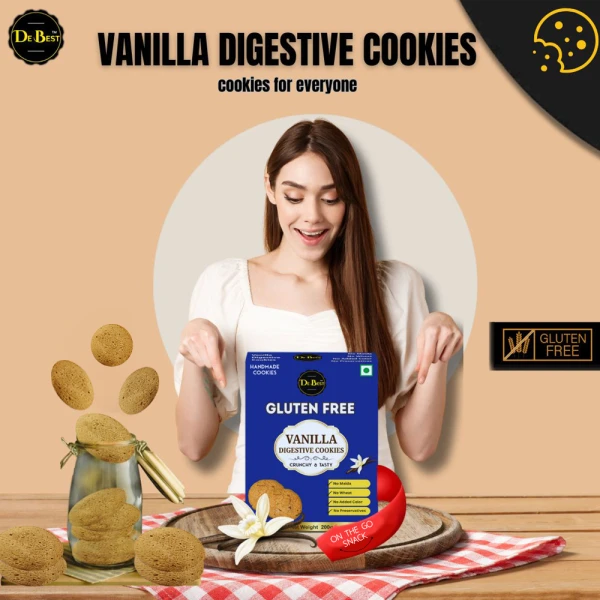 Suger Free Vanilla Digestive Cookies 200g