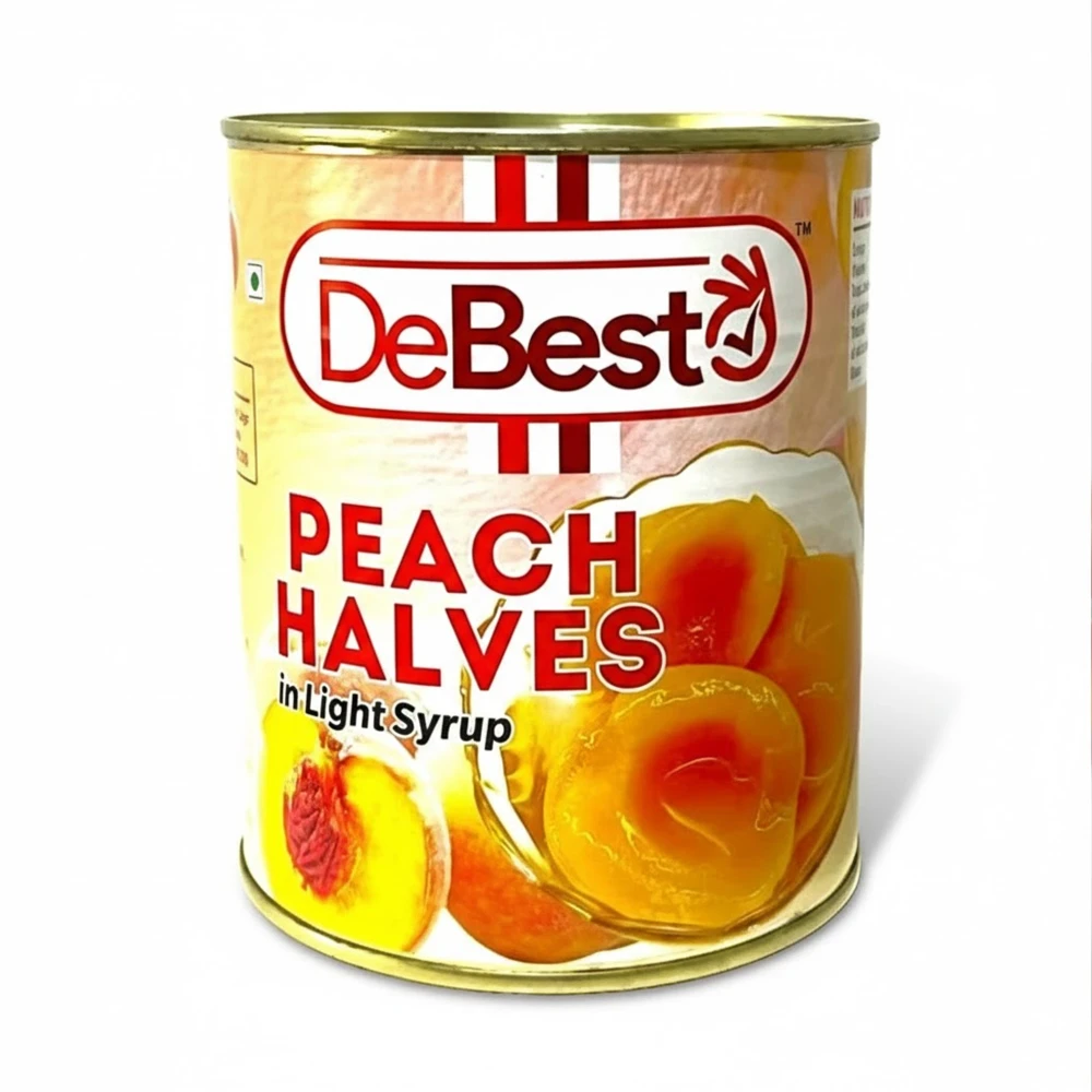 De Besto Yellow Cling Peach Halves 850g
