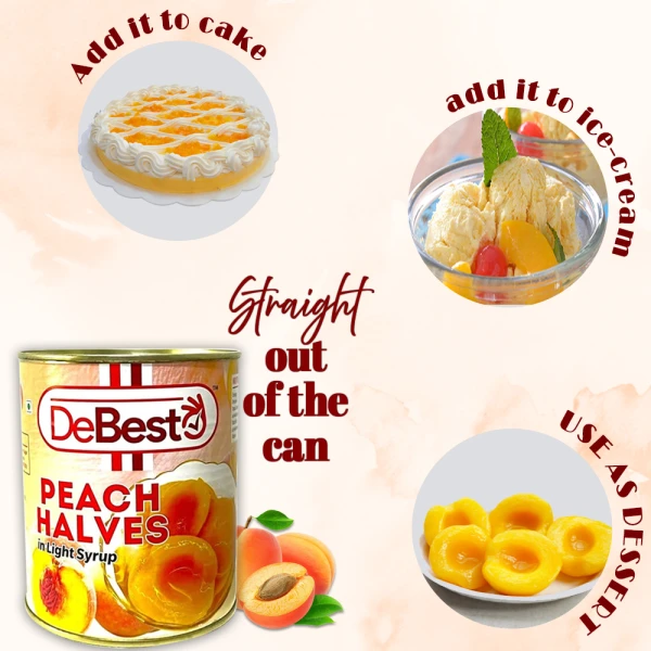 Yellow Cling Peach Halves 850g
