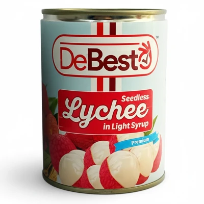 De Besto Lychee In Light Syrup 565g