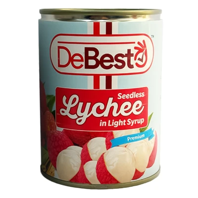 De Besto Lychee In Light Syrup 565g