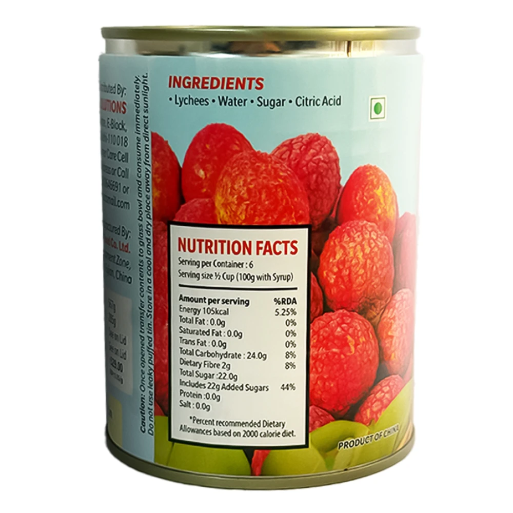 De Besto Lychee In Light Syrup 565g