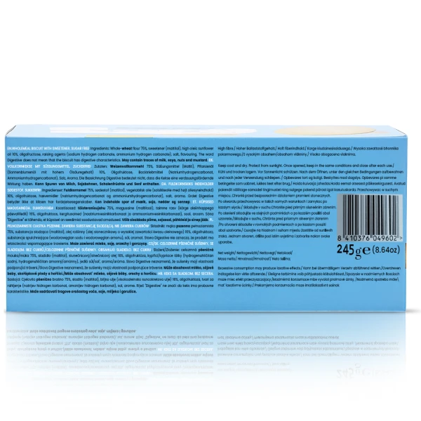 Gullon Sugar Free Digestive Biscuits 245g