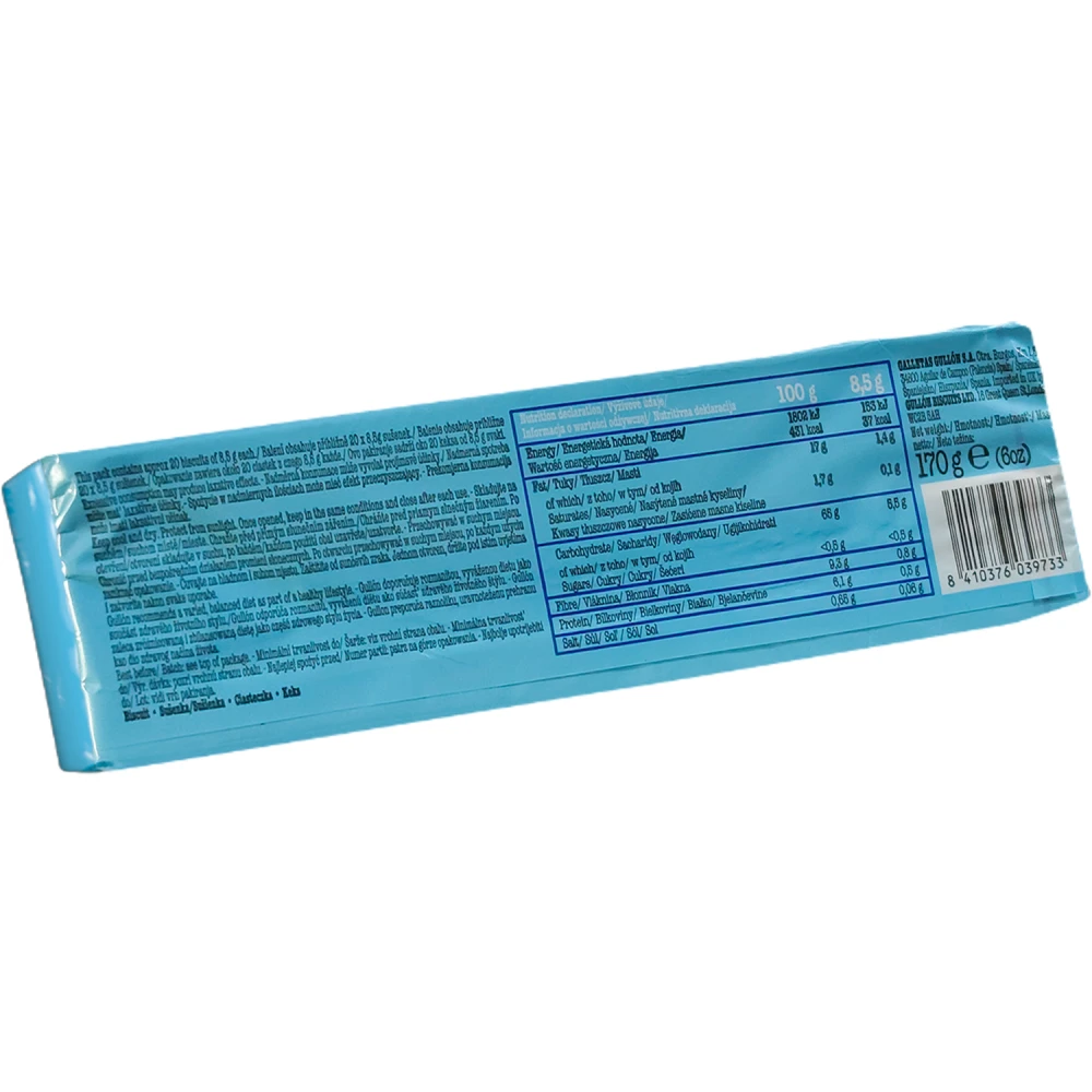 Gullon Sugar Free Fibra Biscuits 170g