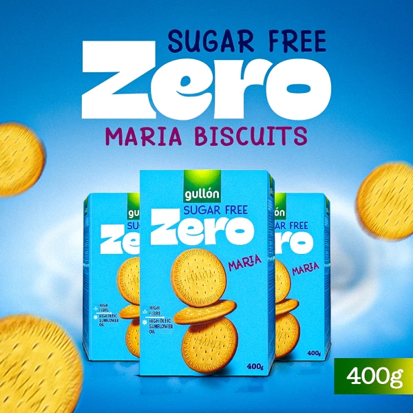 Gullon Sugar Free Maria Biscuits 400g