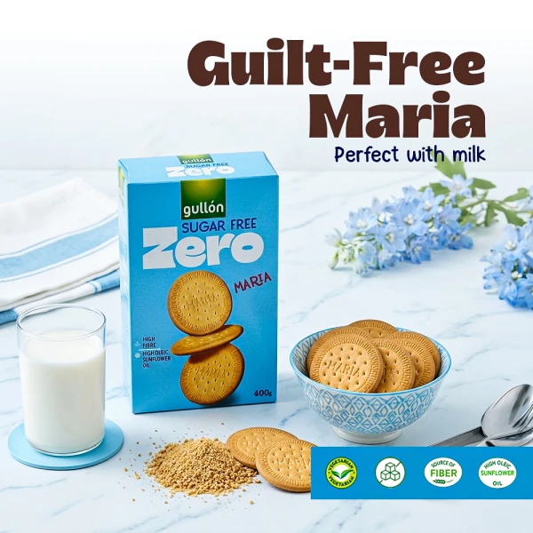 Gullon Sugar Free Maria Biscuits 400g