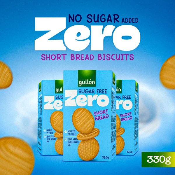Gullon Sugar Free Short Bread Biscuits 330g