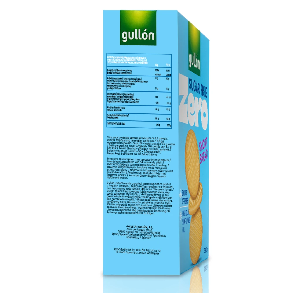 Sugar Free Short Bread Biscuits 330g