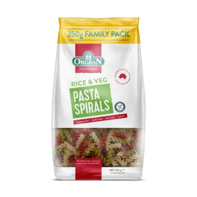 Rice & Vegetable Pasta Spiral 350g