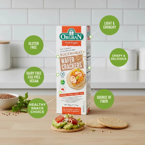 Orgran Buckwheat Wafer Crackers 100g