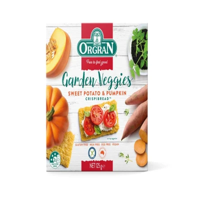 Sweet Potato & Pumpkin Crispibread 125g