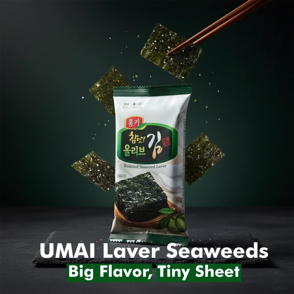 UMAI Roasted Seaweed Laver 4g X 3