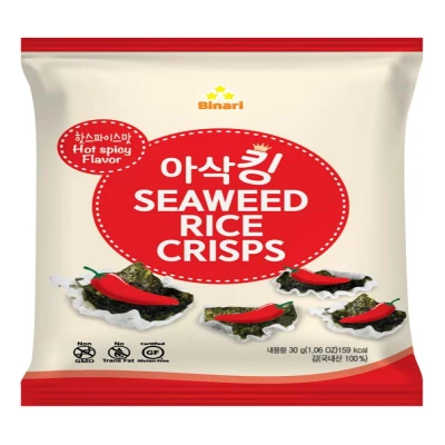 Seaweed Rice Crisps 30g