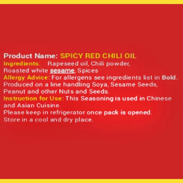 Umai Spicy Red Chilli OiL 200g
