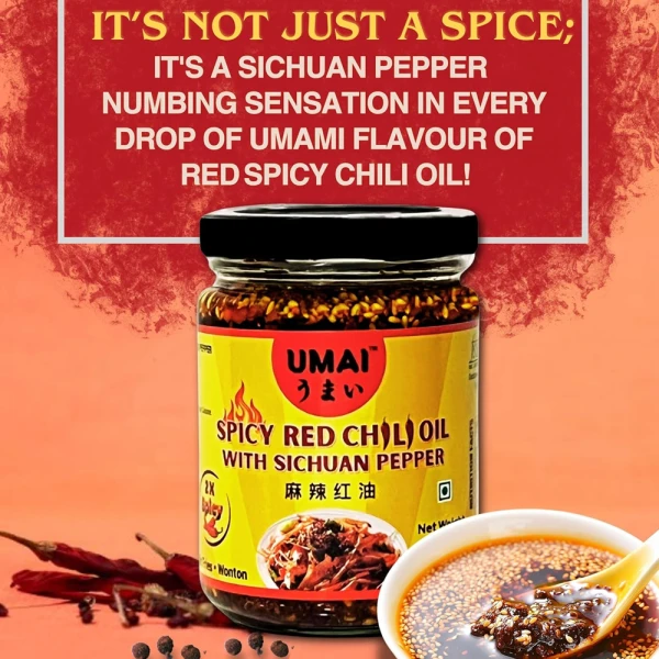 Red Chilli Oil with Sichuan Pepper 200g