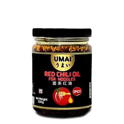 Umai Red Chilli Oil for Noodle 200g