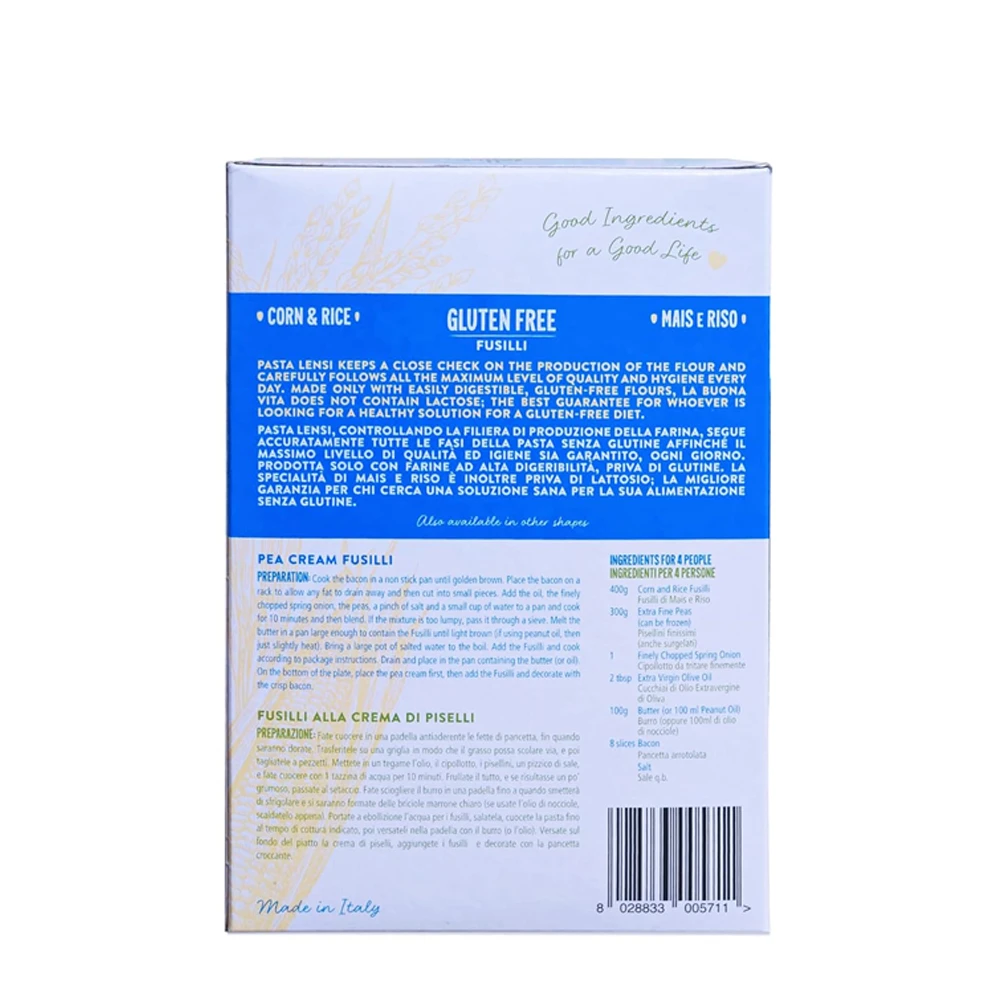 Gluten Free Pasta Fusilli 400g
