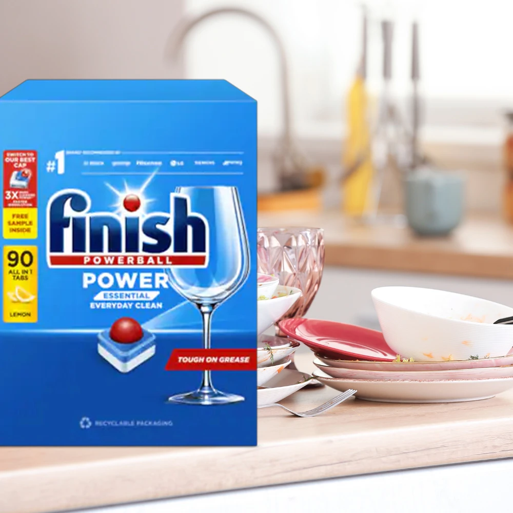 Dishwash Power Essential Lemon (90 Tabs)
