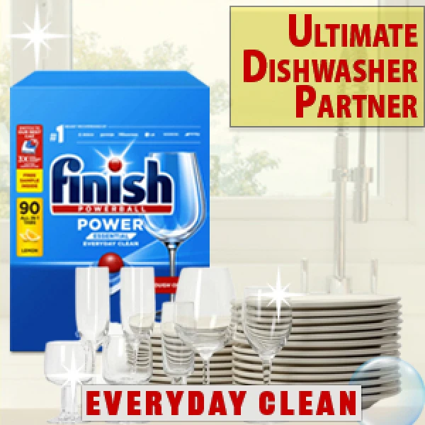 Dishwash Power Essential Lemon (90 Tabs)