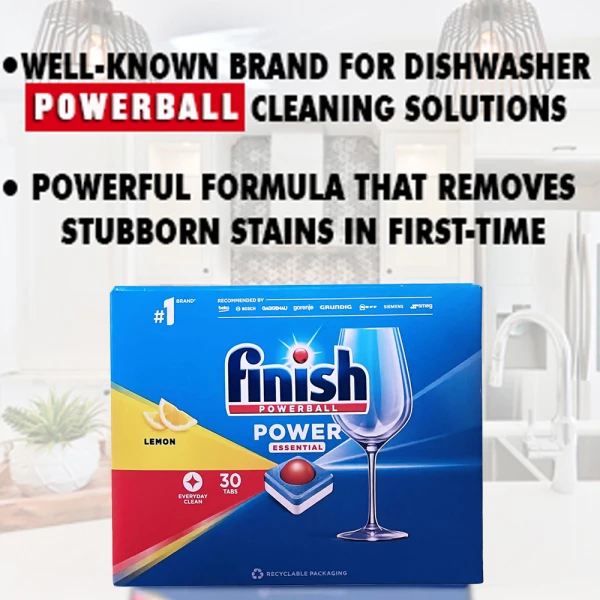 Power Essential Dishwasher Lemon 30 Tab