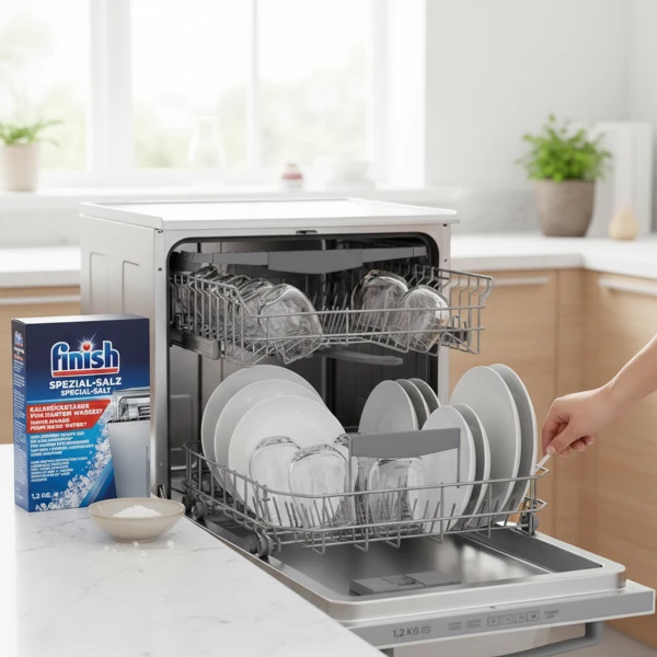 Finish 5x Power Dishwasher Cleaner salt 1.2 Kg