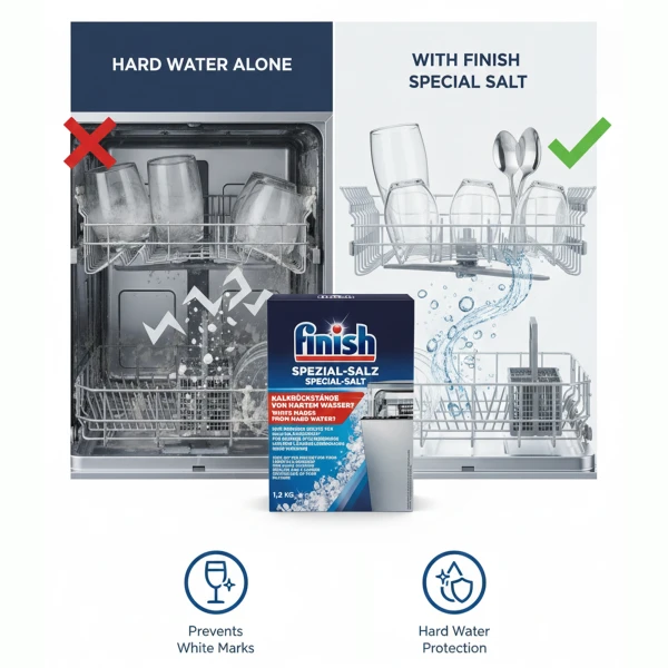 Finish 5x Power Dishwasher Cleaner salt 1.2 Kg