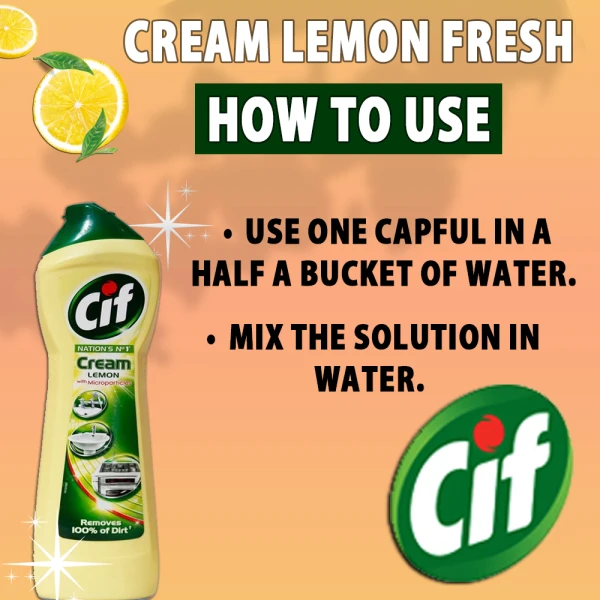 CIF Cream Lemon Cleaner 500 ml