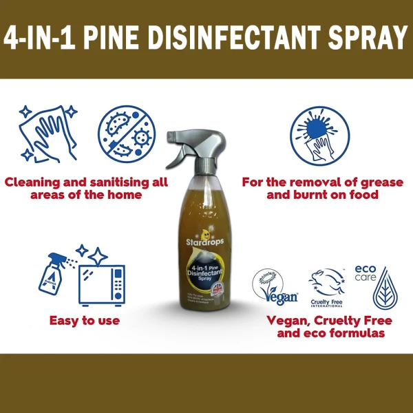 Stardrops 4 in 1 Disinfectant 750ml