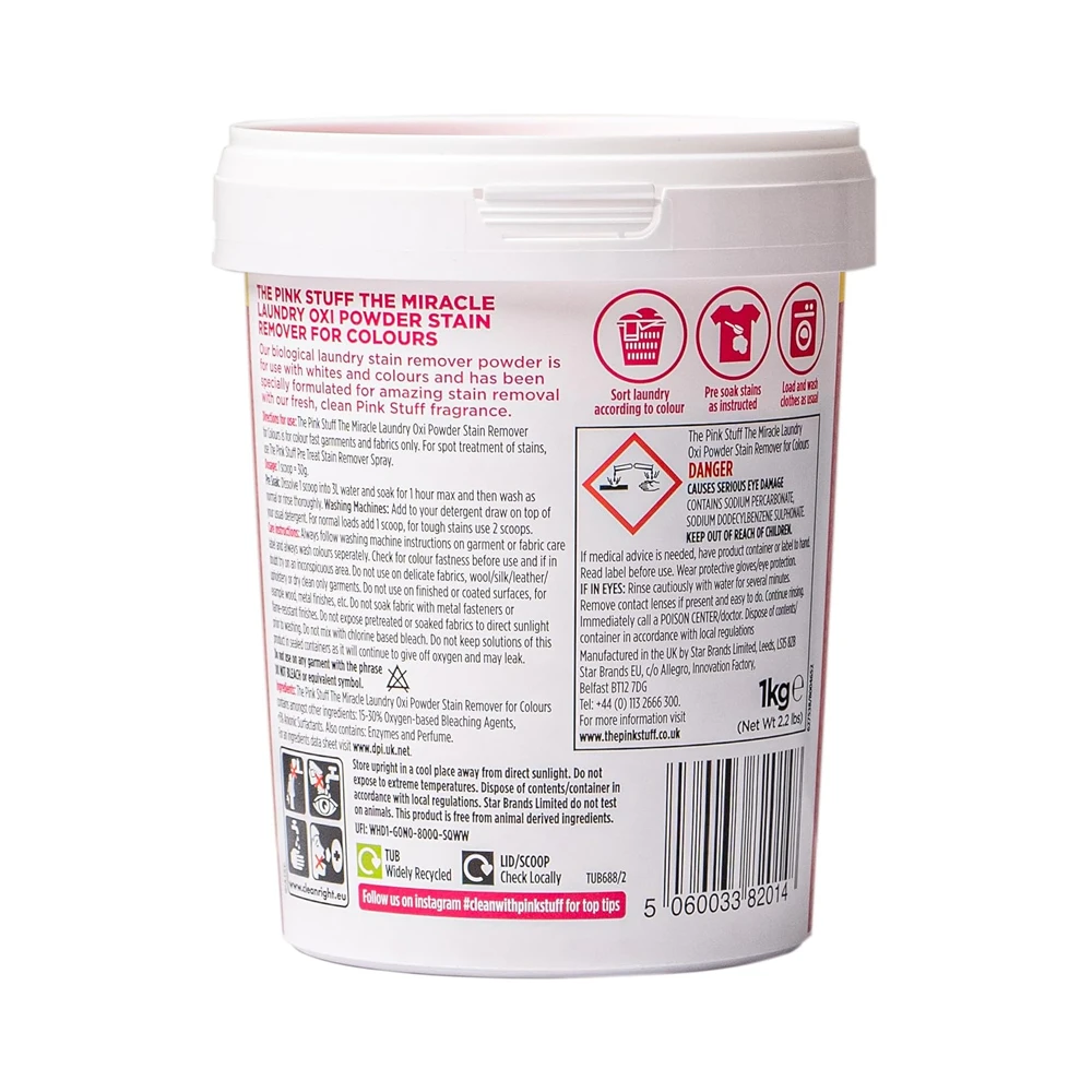 Stain Remover Powder Colours 1Kg
